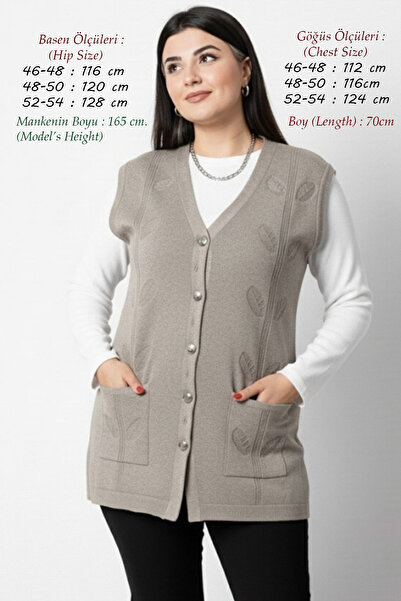 Elvin Knitwear Women's Plus Size Women's Steel Mesh Thick Mother Black Vest