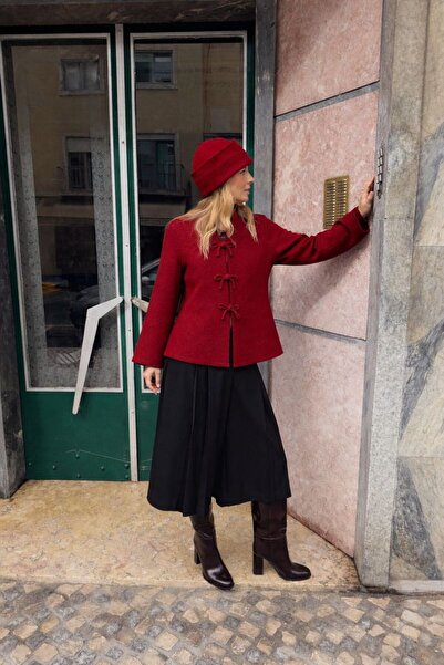 HAKKE Bağlama Detaylı Kaşe HIRKA