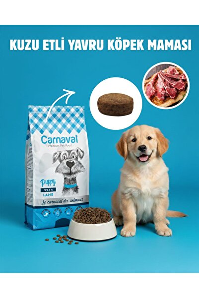 Carnaval Kuzu Etli Yavru Köpek Maması 15 Kg