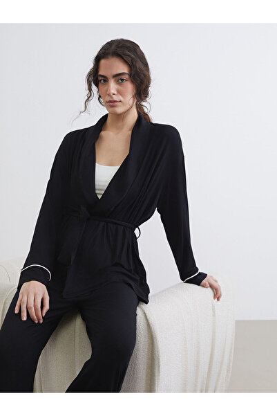 LC Waikiki Σετ πιτζάμες εγκυμοσύνης Vizyon New Season με σάλι και ζώνη