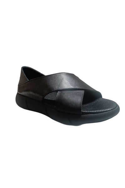 HAŞİM صنادل نسائية يومية من الجلد الطبيعي