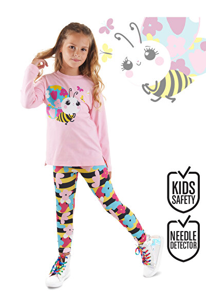 Denokids Minik Arı Kız Çocuk Tunik Tayt Takım