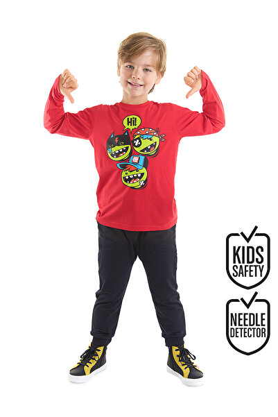 Denokids Set de pantaloni cu tricou pentru băiat Hi Gang
