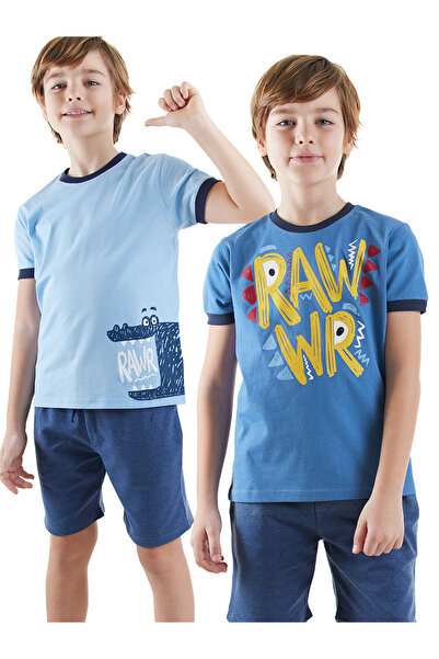 Denokids Тениска Rawr Boy 2 Pack