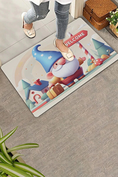 Valerine Life Cute Dwarf Grandfather Welcome Covoraș pentru ușă 45x70cm