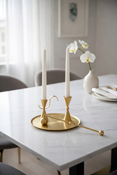 VERRA CONCEPT El Yapımı Mum Söndürücü Aleti Dekoratif Mum Söndürme Aparatı 28x3