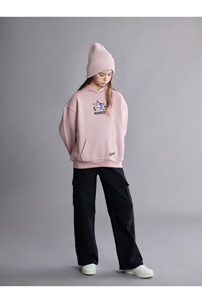 LC Waikiki Vizyon Νέα Σεζόν Παντελόνι Τζιν Cargo για Κορίτσια με Ρυθμιζόμενη ...