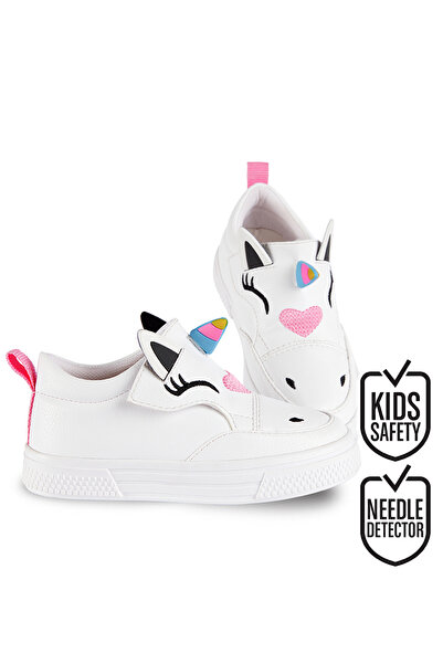 Denokids Unicorn Beyaz Kız Sneakers Spor Ayakkabı