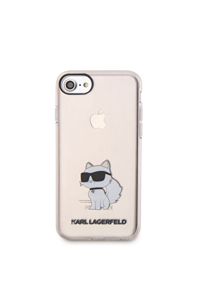 Karl Lagerfeld غطاء حماية شفاف لهاتف iPhone 8 بتصميم Choupette