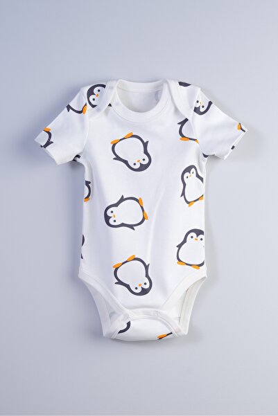 Bondberro Yenidoğan ve Bebek Zarf Yaka Zıbın % 100 Pamuklu