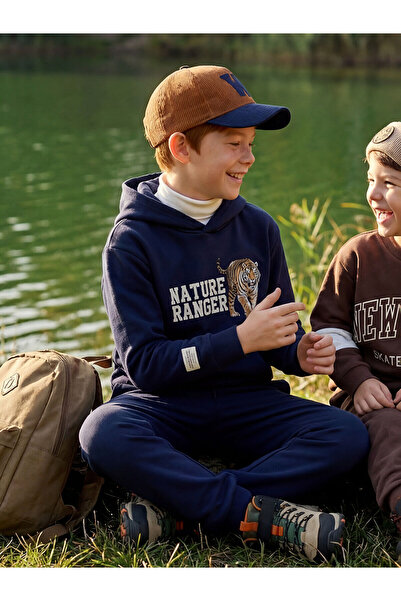 LC Waikiki LCW Kids Еластични панталони с подплата от полар за момчета