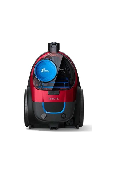 Philips Powerpro City Toz Torbasız Elektrikli Süpürge , 900 W , 1,5 Litre , Büküm Kırmızı , Fc9331