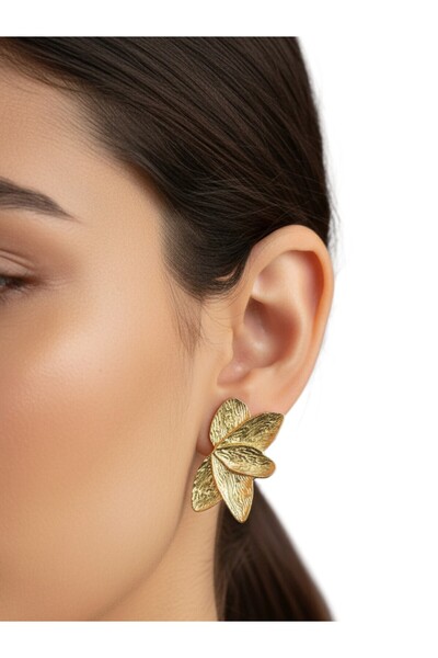 MODAMİRA AKSESUAR أقراط زارا موديل يابيك |   الصبي: 4 سم - الطول: 2.5 سم | ال...