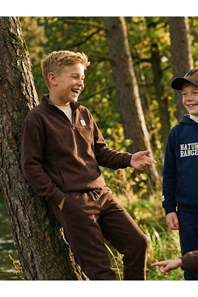 LC Waikiki Stand Collar Fleece Boys' Sweatshirt