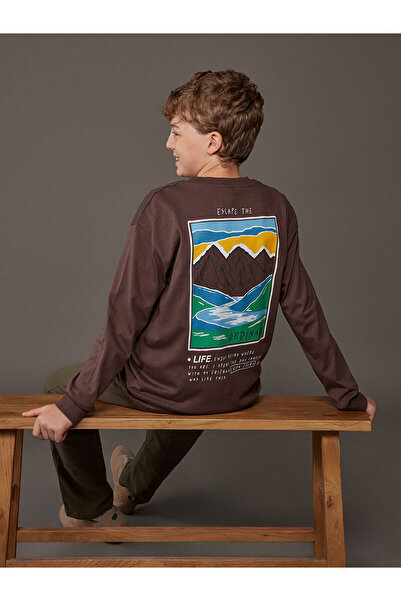 LC Waikiki Crew Neck Printed Boy's T-Shirt