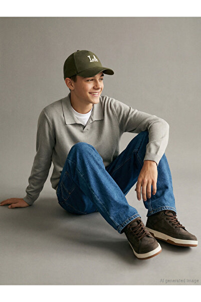 LC Waikiki Vizyon New Season Polo Neck Boys' Knitwear Sweater