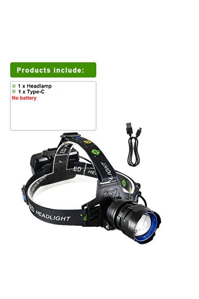 choice2 مصباح أمامي LED جديد عالي الطاقة بقوة 998000000 لومن، بدون بطارية، فا...