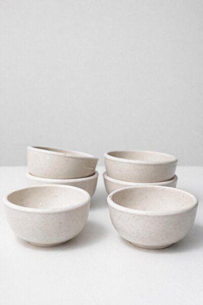 Yonca Hediyelik 6 Adet şık seramik çerezlik