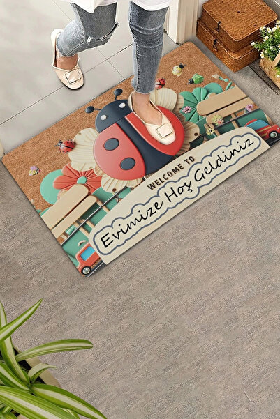 Valerine Life Buburuza și Vosvos roșu Bine ați venit la ușa noastră Covoraș 4...