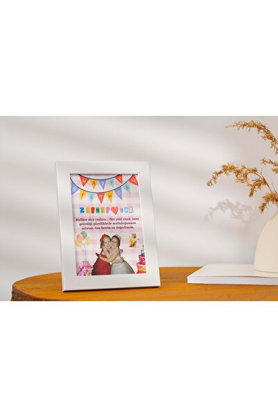 suncrafted Kişiye Özel Çocukluk Fotoğrafı Birleştirme Kolaj Tablo - Çerçeveli...