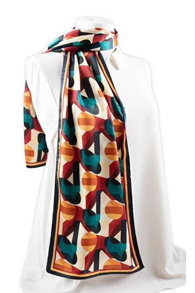 Modabutik Geometrik Desenli Fular 30x140