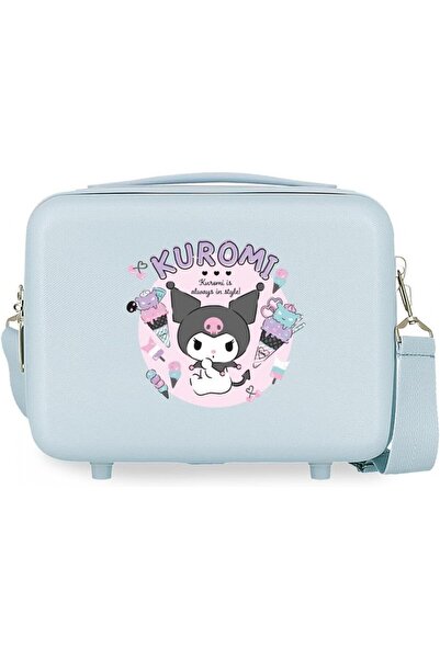 SANRIO Children's travel bag, Kuromi Always in the style, ABS, adaptable, light blue, 29x21x15 cm