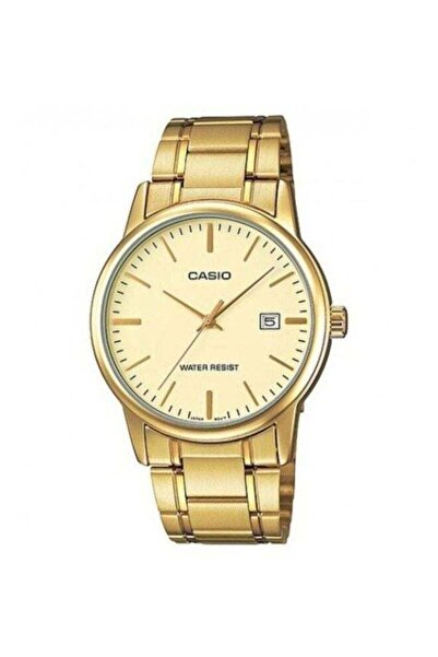 Casio Women's Stainless Steel Analog Wrist Watch LTP-V002G-9AUDF - 38 mm - Gold