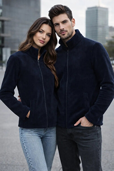 bb butik basic Unisex Shaved Fleece Jacket M5414