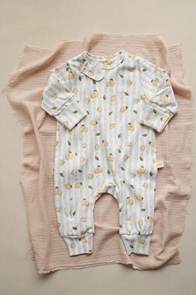 Oh La La Koala For Little Ones Limon Baby Fluff Series Zippered Jumpsuit