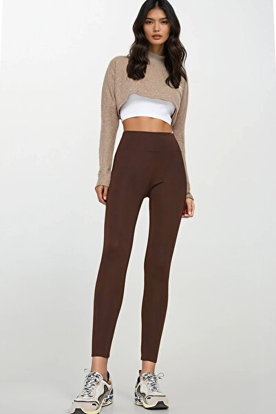 Flow High-Waist Trimmed Legging in Brown | SAVAGE X FENTY