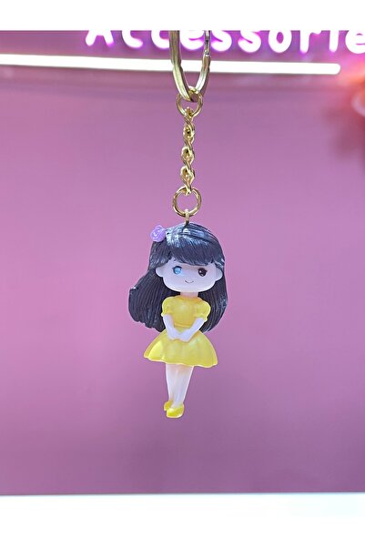 La She Accessories سلسلة مفاتيح بشكل فتاة