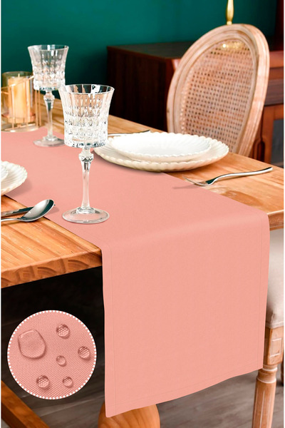 Monolisse Covoraș de podea din pânză rezistentă la lichide și la pete Salmon ...