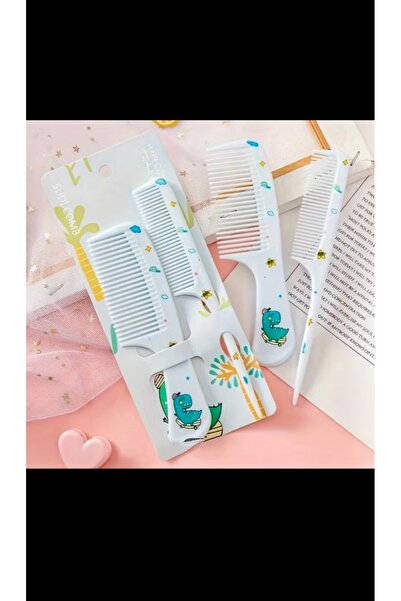 Çağla Accessories مجموعة مشط شعر للأطفال مكونة من قطعتين بألوان الباستيل