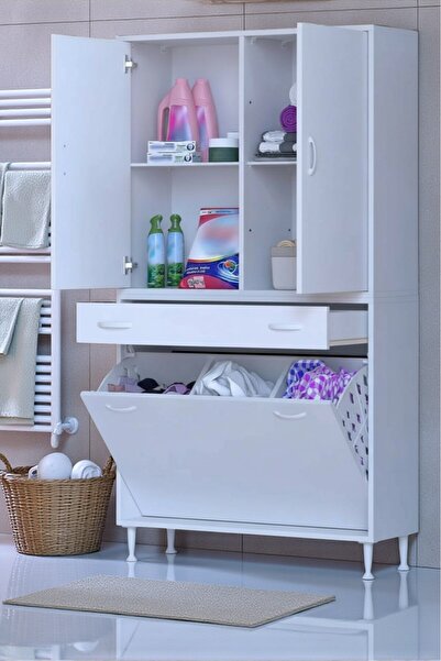 Eliusta Pine 100 cm Genişlikte Dolap 100x171x32,5 cm Banyo/Mutfak Dolabı İki ...