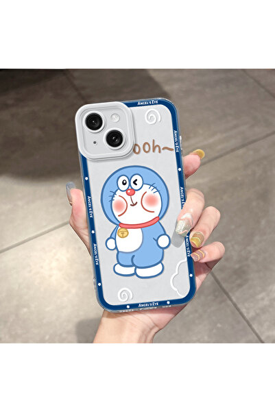 Hontinga غطاء هاتف شفاف متوافق مع آيفون 15 مع حماية للكاميرا وتصميم قطة لطيفة...