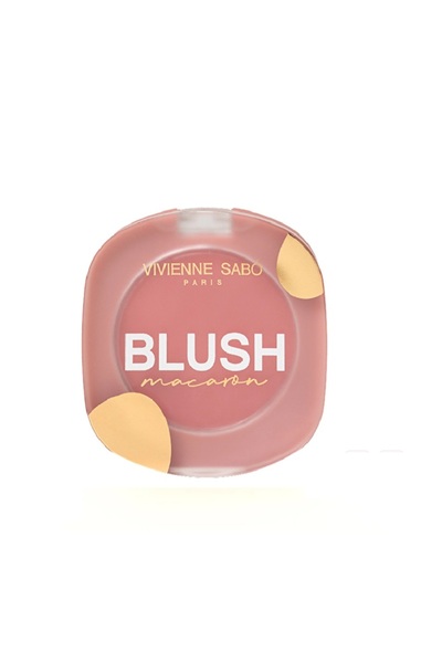Vivienne Sabo Macaron Matte Blush Allık 03 Soft Pink - Silky Texture & Natura...