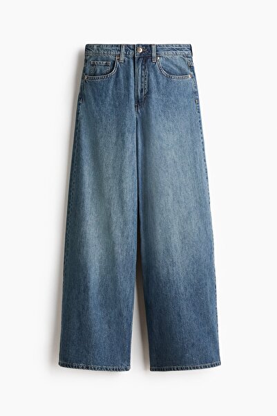 H&M Wide High Waist Jeans