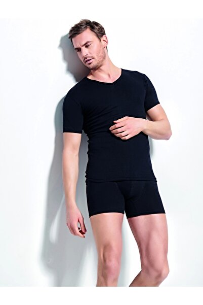 3nbe Men's Crew Neck Short Sleeve Undershirt Undershirt