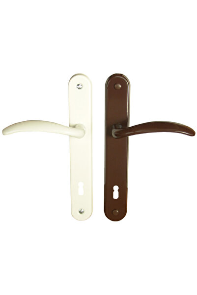 Evotools Mânere ondulate cu scut P 85 mm maro 85 mm