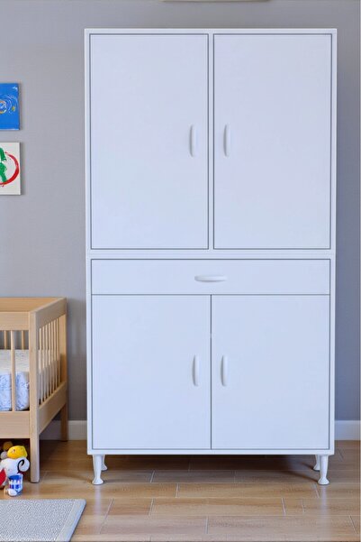 Eliusta Nexa Modüler Dolap 85 Cm Banyo/Mutfak Dolabı Extra Kullanım Alanlı 85...