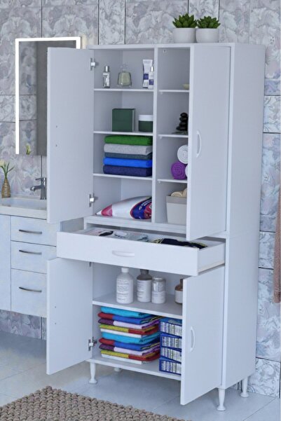 Eliusta Nexa Modüler Dolap 75 Cm Banyo/Mutfak Dolabı Extra Kullanım Alanlı 75...