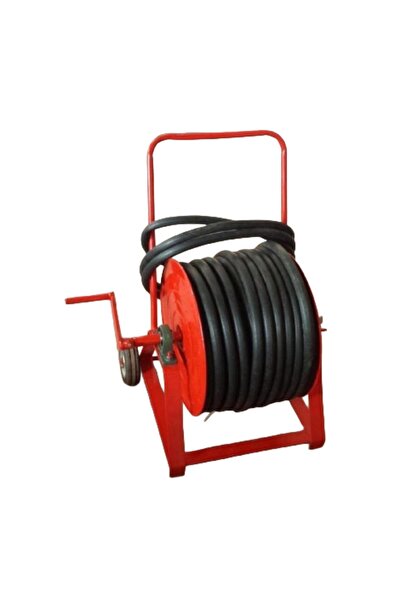 ELF MEKANİK 1" 60 MT HORTUMLU TEKERLEKLİ TAŞINABİLİR 1" KÜRESEL VANA BAĞLANTI...