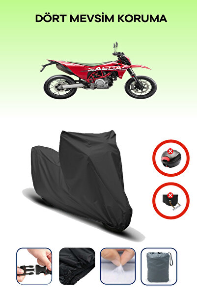 Breen Black Rear Bag Lock Incompatible Gas Gas Sm 700 Compatible Motorcycle T...