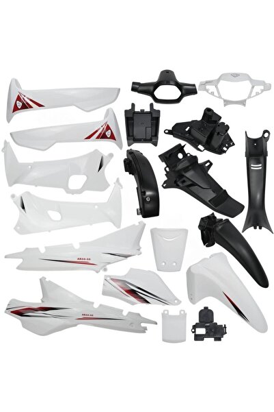 Motobisavm Kaporta Seti Arora Kasırga CUB Beyaz