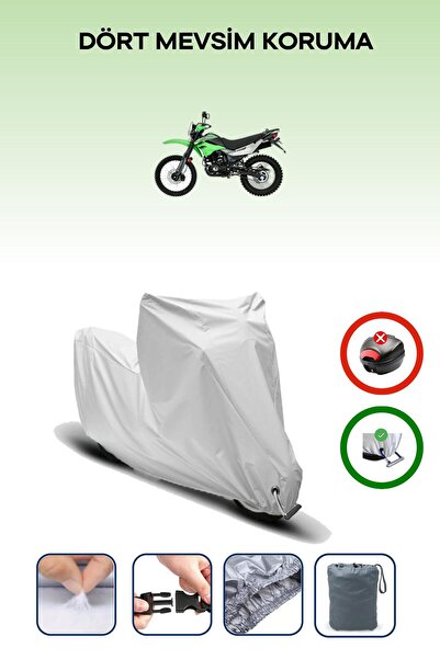 Breen غطاء دراجة نارية متوافق مع Gray Lock متوافق مع Mondial X-Treme Super Moto مقاوم للماء