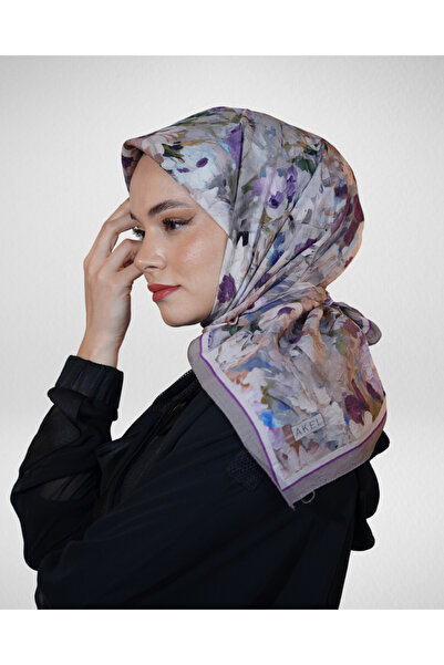 Akel وشاح الربيع بنمط الزهور الباستيل