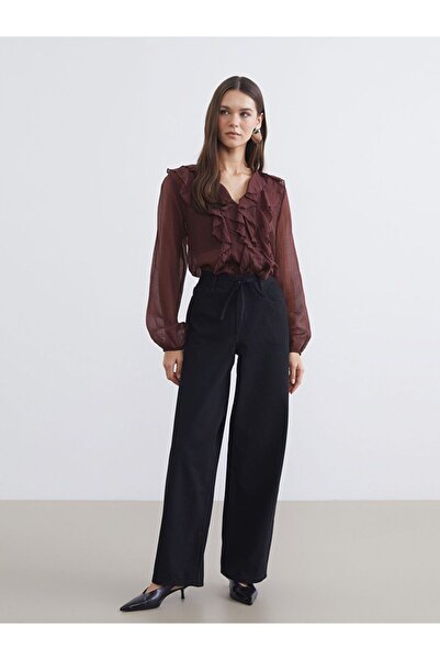 LC Waikiki Pantaloni de blugi LCW pentru femei, cu potrivire largi