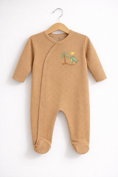 For My Baby Palm Tree Pattern Baby Romper