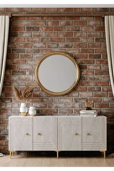 YUMEDİ DESİGN KA1805BT - KANEL KONSOL ,TV SEHPASI , ÇOK AMAÇLI DOLAP, KAHVE K...