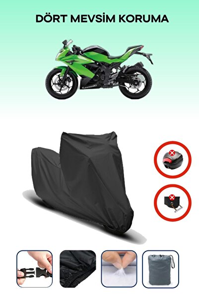 Breen Black Rear Bag Lock Incompatible with Kawasaki Ninja 250Sl Compatible M...